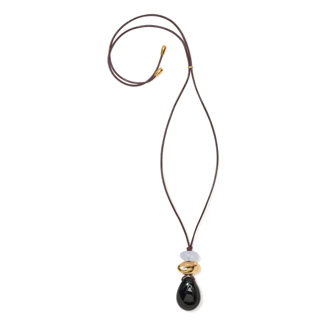 Museo necklace | Black