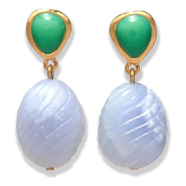 Boucles d'Oreilles Andalusia | Bleu