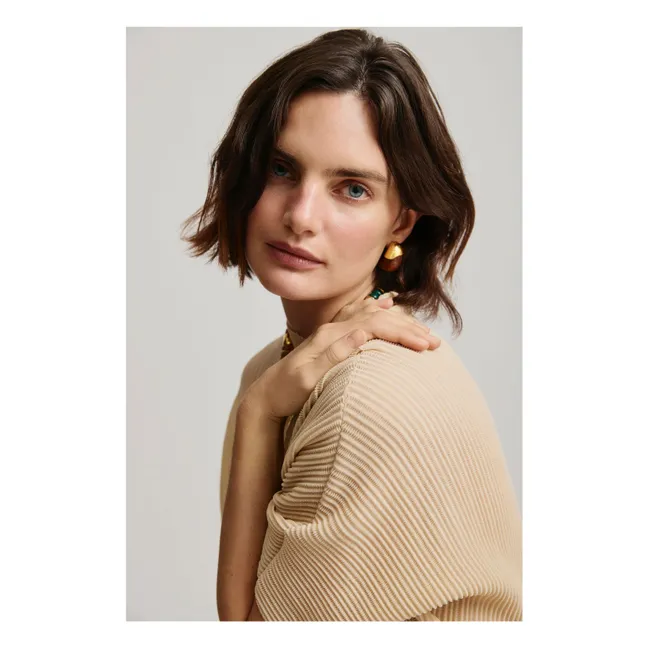 Boucles d'Oreilles Toro | Marron foncé