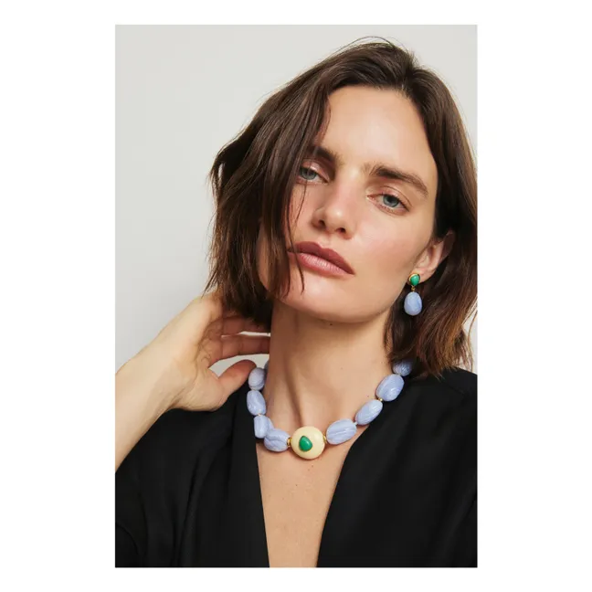 Boucles d'Oreilles Andalusia | Bleu