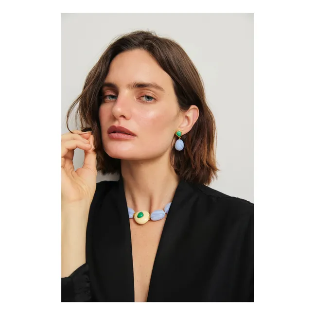 Boucles d'Oreilles Andalusia | Bleu