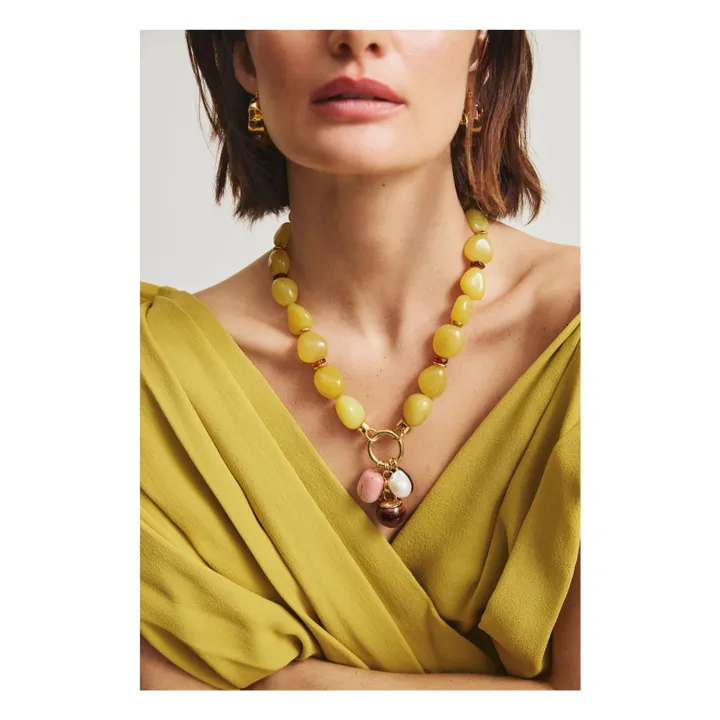 Collier Charm Cordoba | Ambre- Image produit n°1