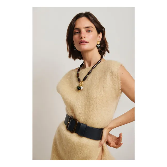 Marilla necklace | Dark Brown