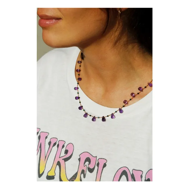 Youngtown Drops &amp; Beads Halskette | Amethyst