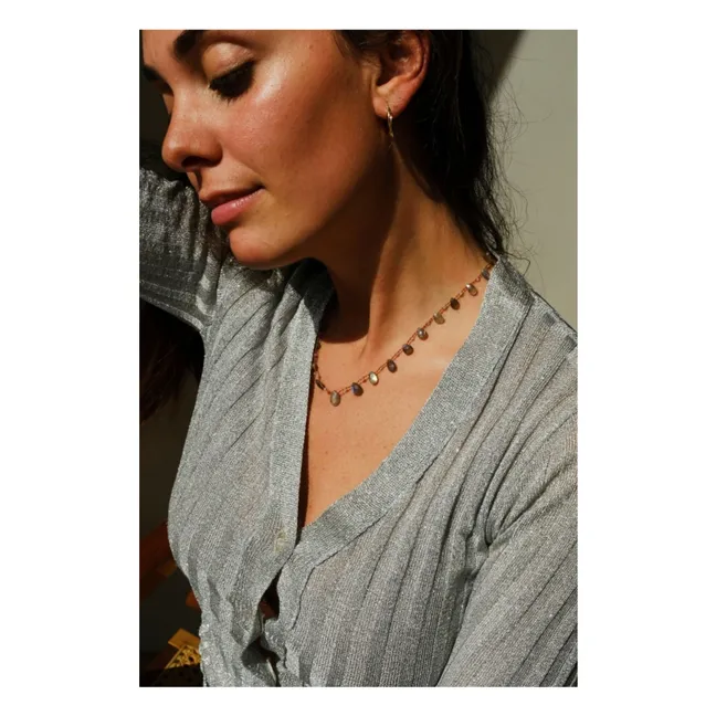 Collier Odin Drops & Beads | Labradorite