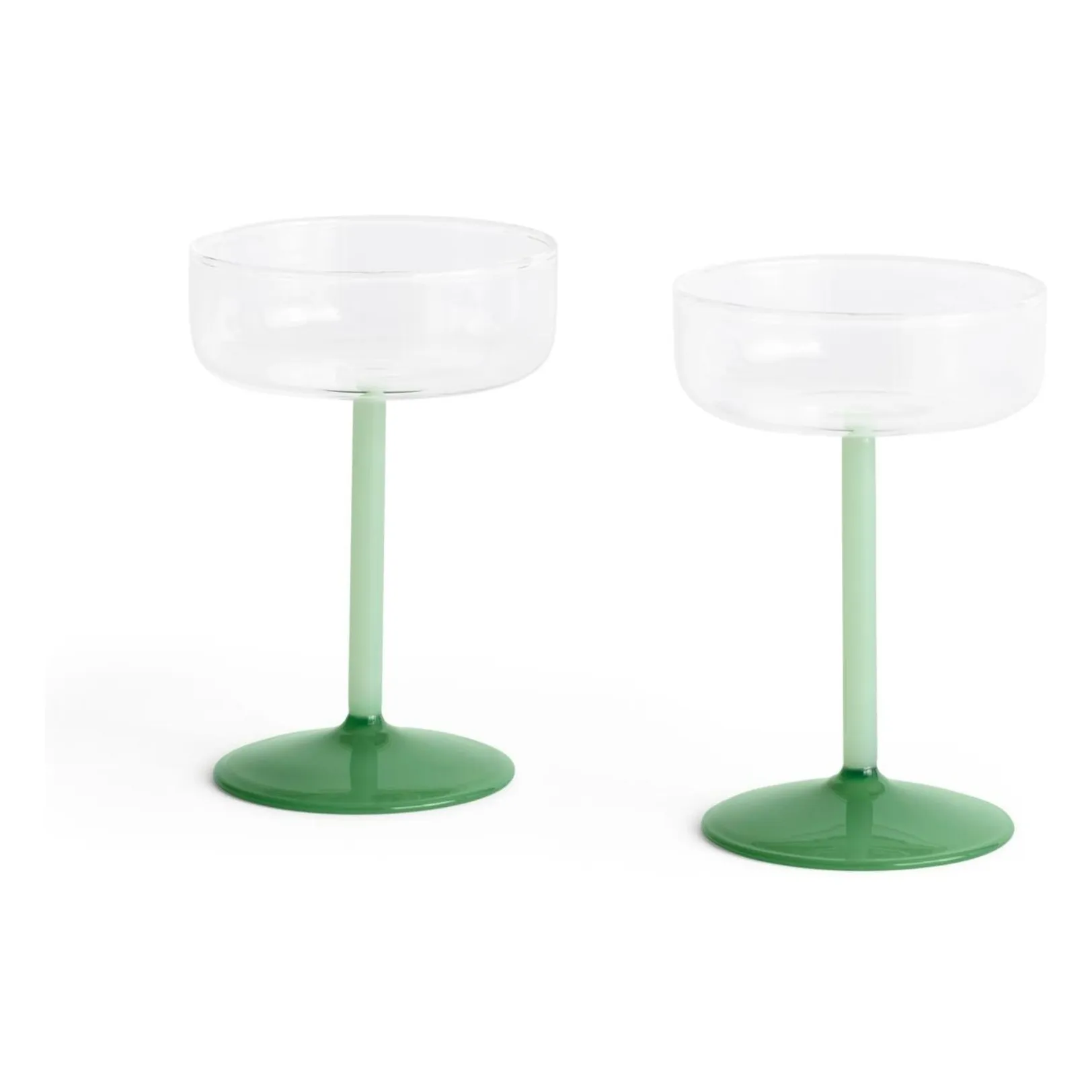 Hay Dark Green Tint Cups - Set Of 2