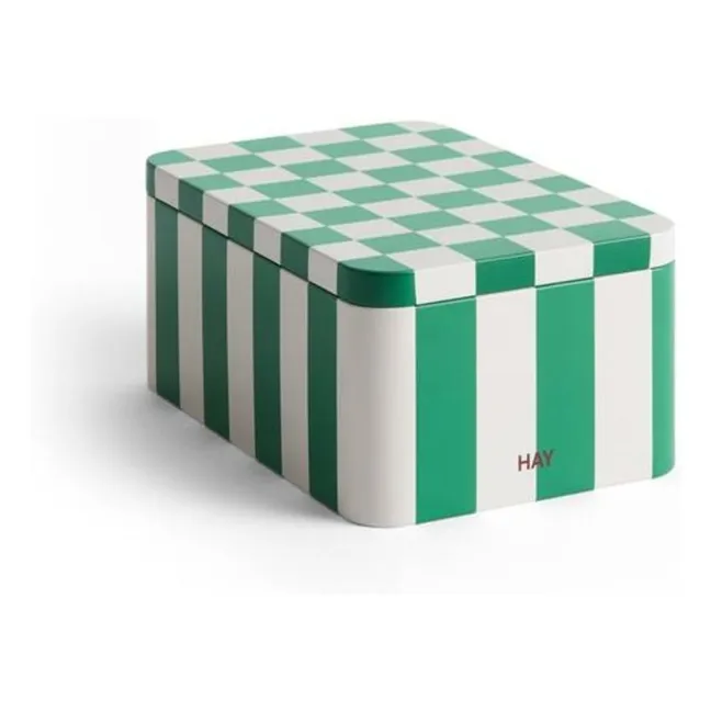 Boîte de rangement Tin | Vert