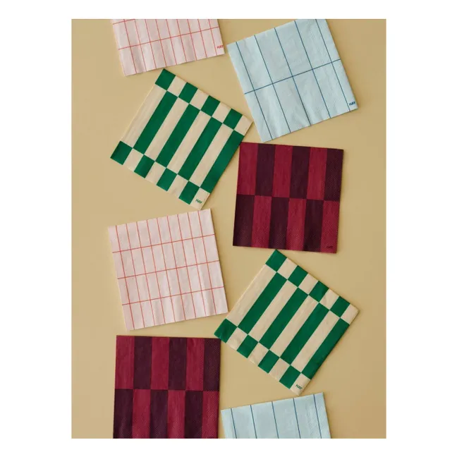 Serviettes en papier - Set de 20 | Rose pâle