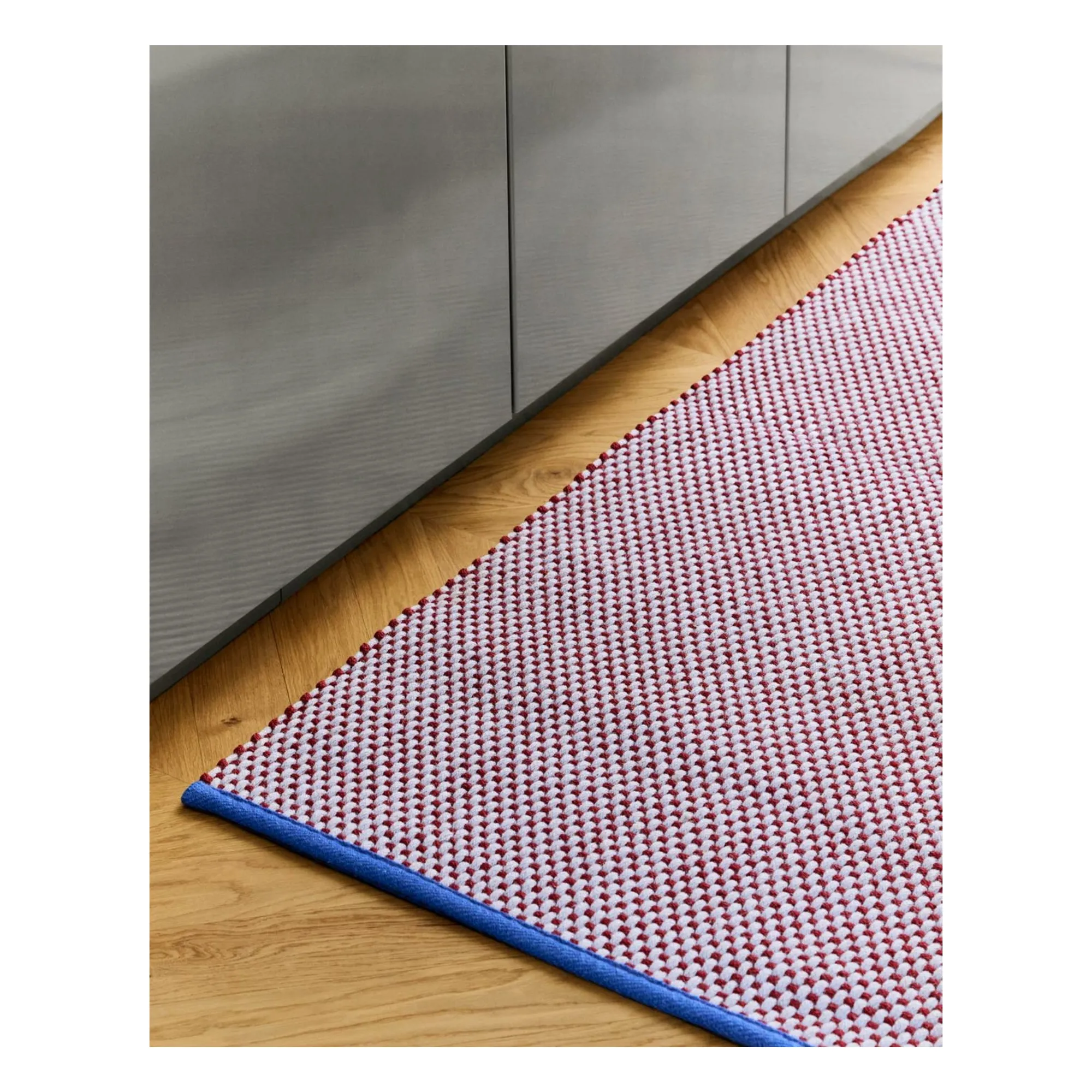 Tapis 3 couleurs  | Gris clair- Image produit n°1