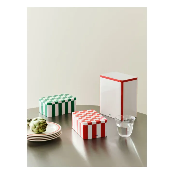 Boîte de rangement Tin | Vert- Image produit n°1