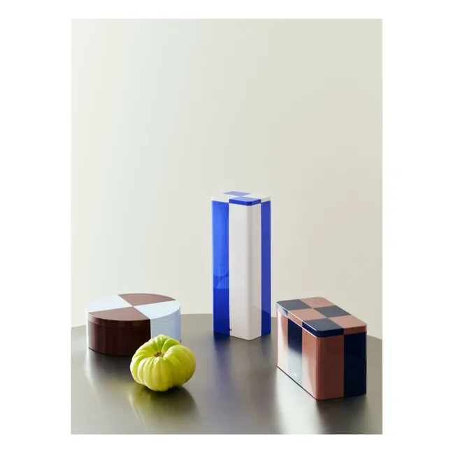 Tin storage box | Burgundy