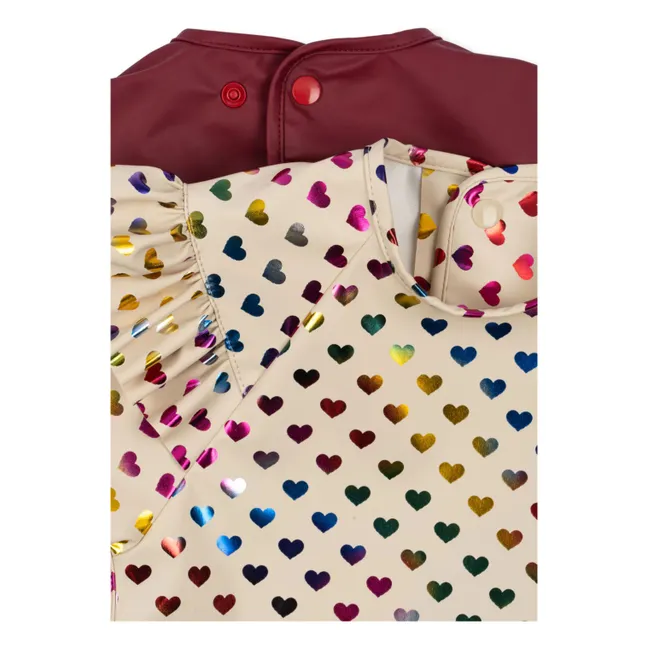 Bavaglini con maniche a cuore - Set da 2