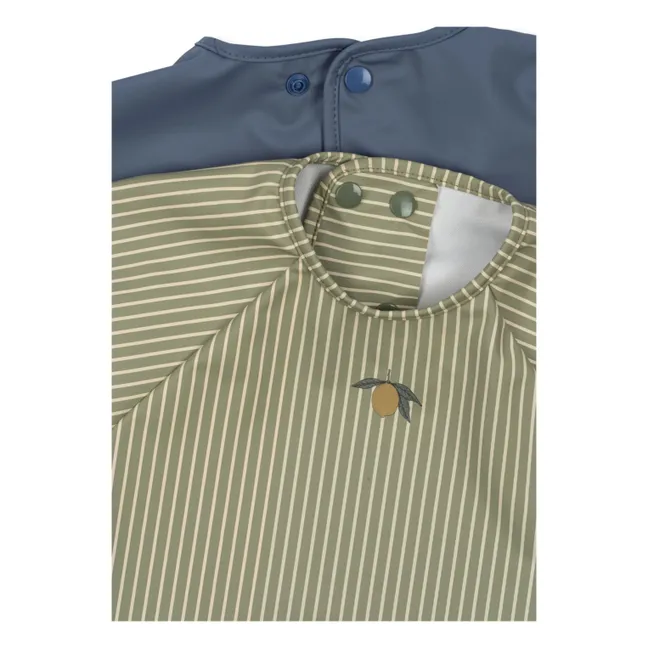 Stripes Bibs with sleeves - Set of 2