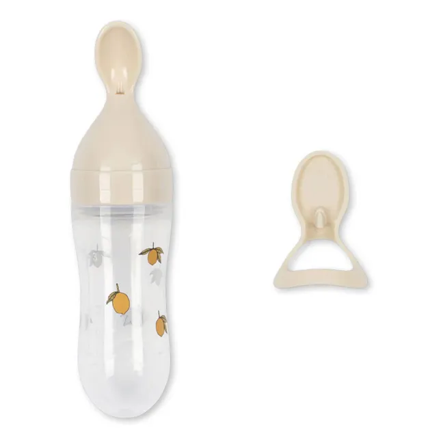 Set de cuillères d'apprentissage bébé | Beige