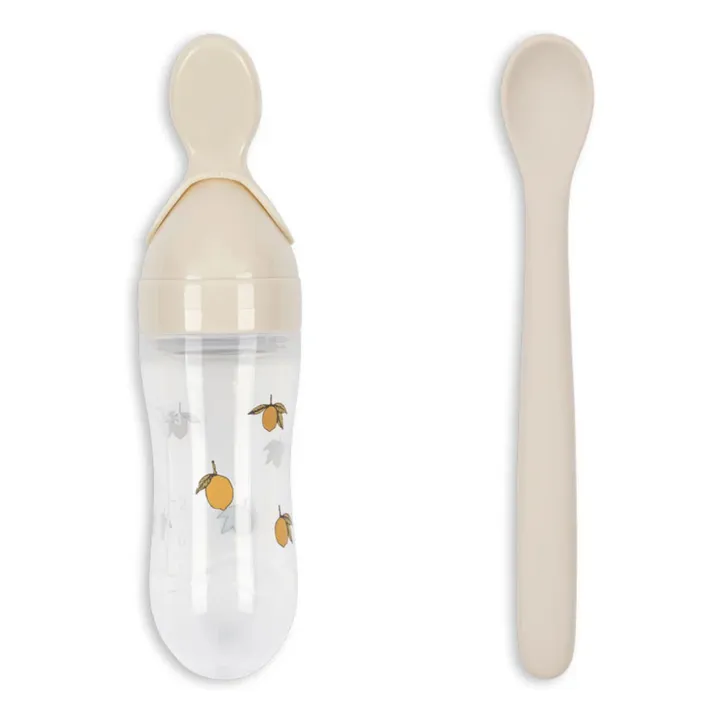 Set de cuillères d'apprentissage bébé | Beige- Image produit n°0