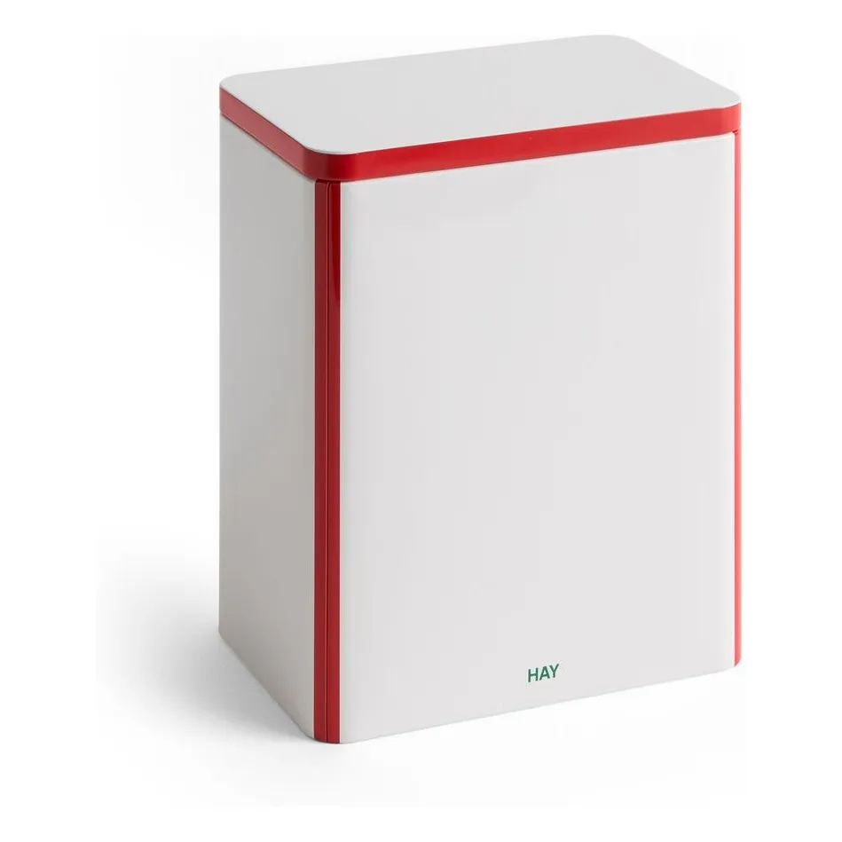 Hay Off-White Tin Storage Box