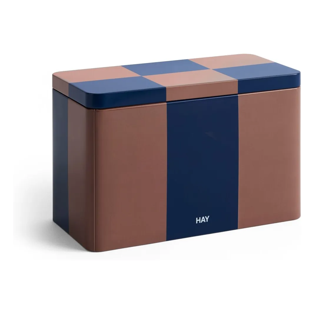 Hay Brown Tin Storage Box