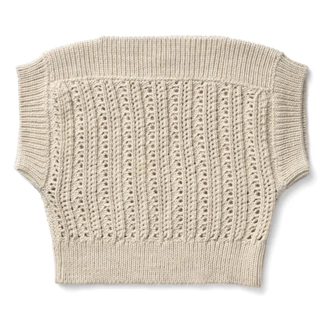 Margot Merino wool sweater | Ecru