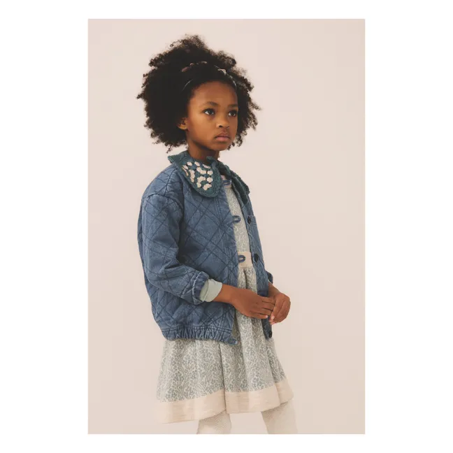 Mathilda dress Merino wool | Pale blue