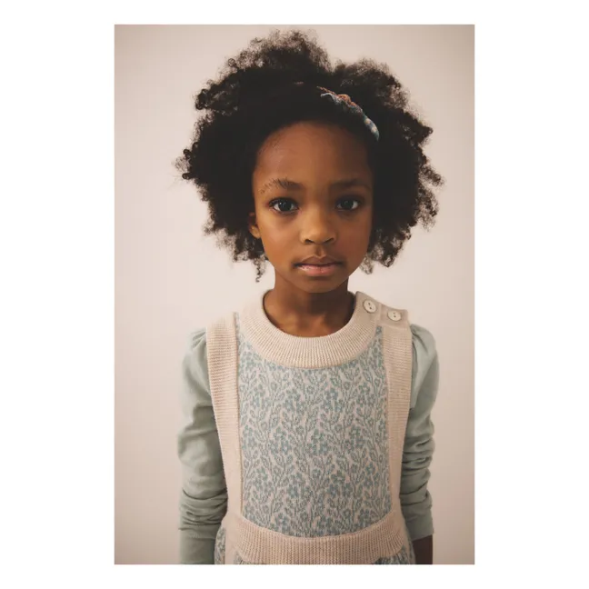 Mathilda dress Merino wool | Pale blue