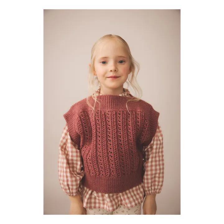 Pull Margot Laine de Mérinos | Bois de rose- Image produit n°1