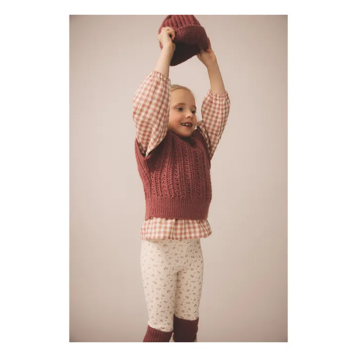 Pull Margot Laine de Mérinos | Bois de rose- Image produit n°5