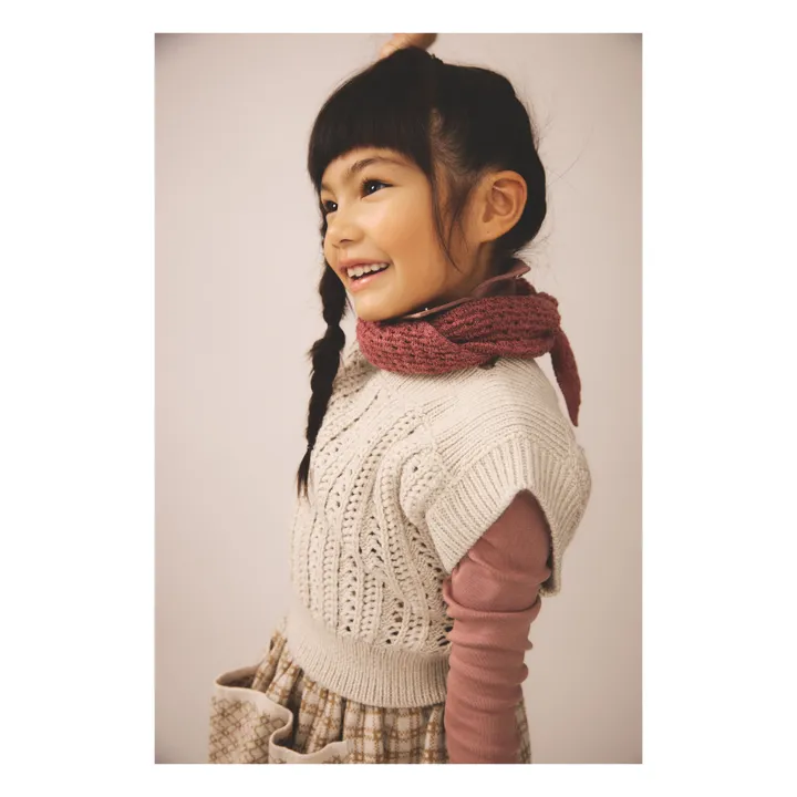 Pull Margot Laine de Mérinos | Ecru- Image produit n°6