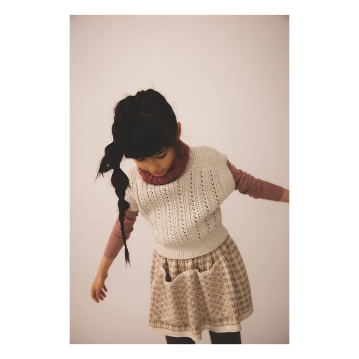 Pull Margot Laine de Mérinos | Ecru- Image produit n°2