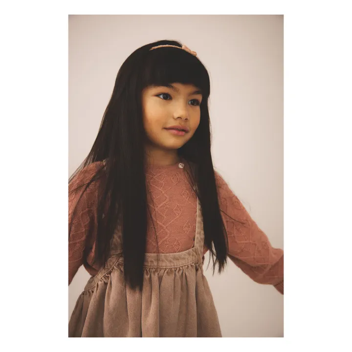 Pull Hawk Laine de Mérinos | Vieux Rose- Image produit n°6