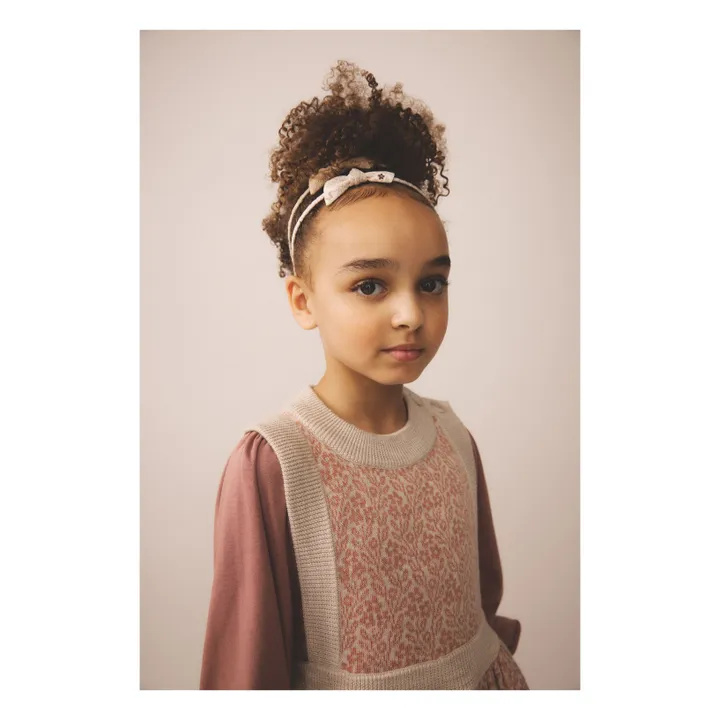 Mathilda dress Merino wool | Pale Pink- Product image n°6