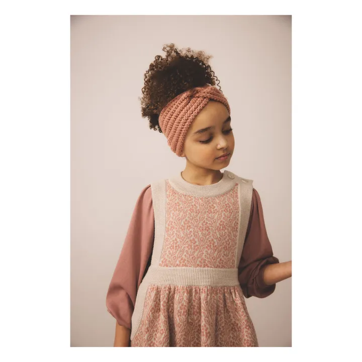 Mathilda dress Merino wool | Pale Pink- Product image n°2
