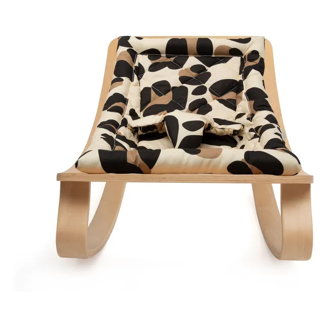 Levo beech chair - Tajine Banane x Charlie Crane | Leopard