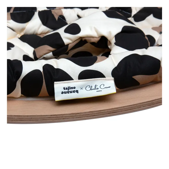 Levo beech chair - Tajine Banane x Charlie Crane | Leopard