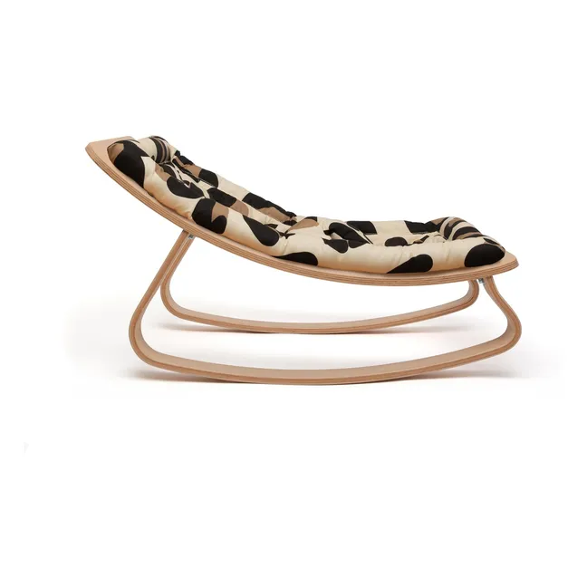 Sillón de haya Levo - Tajine Banane x Charlie Crane | Leopardo