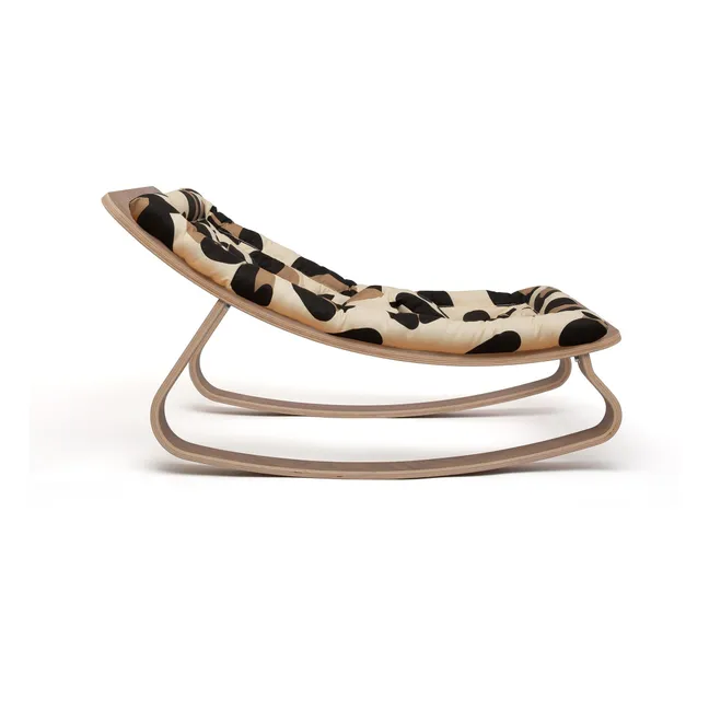 Lettino in noce Levo - Tajine Banane x Charlie Crane | Leopardo