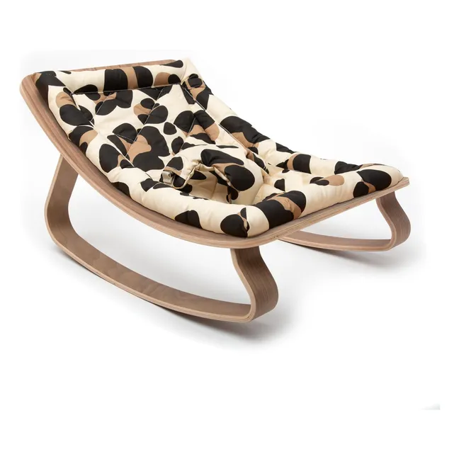 Lettino in noce Levo - Tajine Banane x Charlie Crane | Leopardo