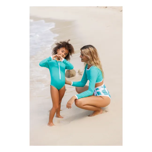 Maillot 1 Pièce Anti-UV Palombaggia | Turquoise