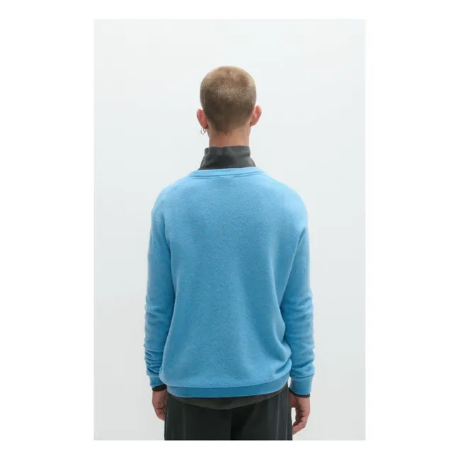 Jersey de lana Raxow | Azul moteado