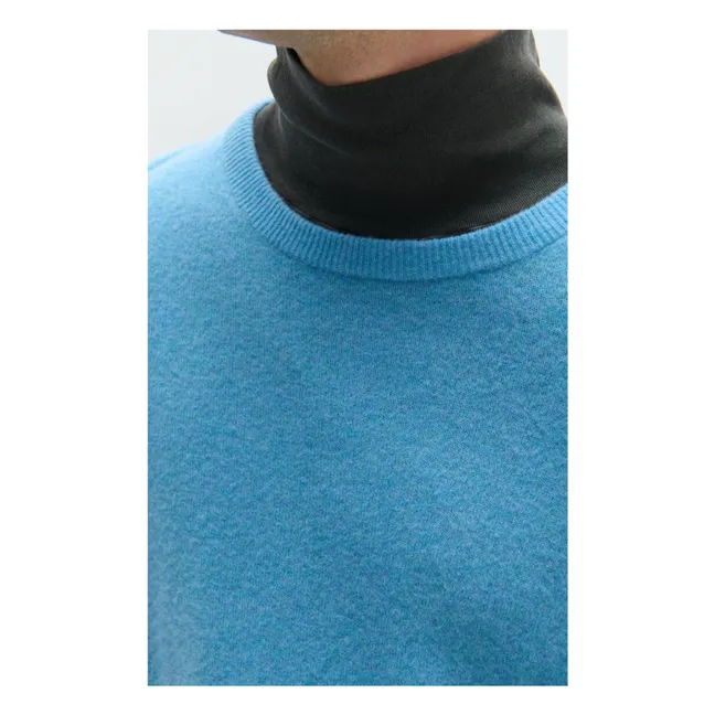 Jersey de lana Raxow | Azul moteado