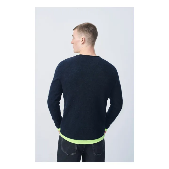 Pull Ducksbay Laine et Cachemire | Bleu marine- Image produit n°6