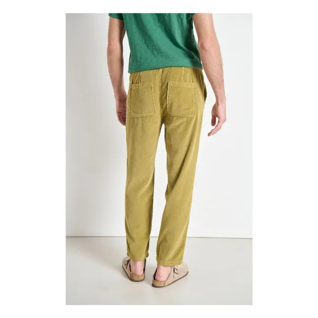 Padow Velvet Pants | Light khaki