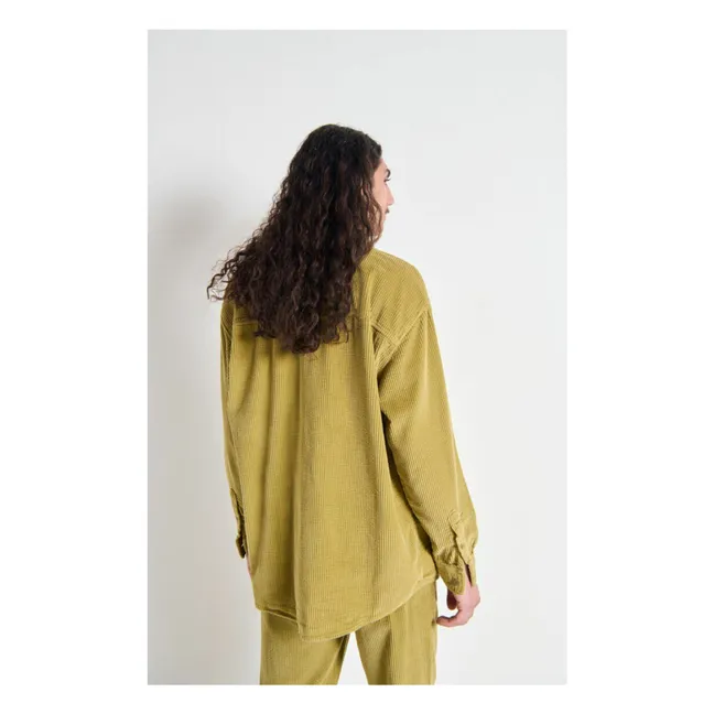 Hemd Padow Velours | Khaki clar