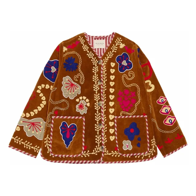 Veste Maggie Velours - Collection Enfant | Marron