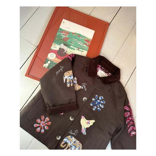 Veste Lillibeth Coton Bio - Collection Enfant | Marron