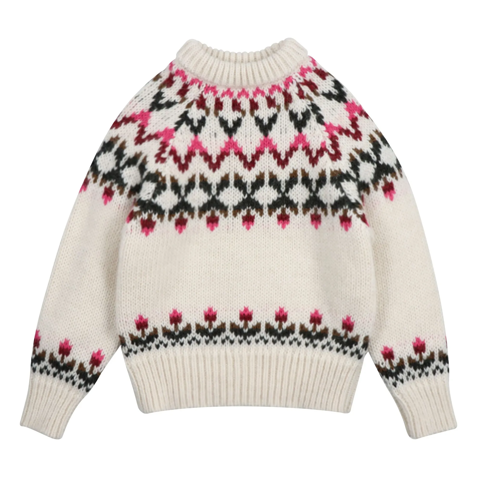 The New Society Beige Wendy Wool Sweater