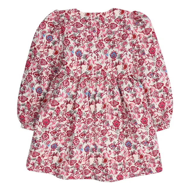 Robe Clarissa Jacquard Fibres Recyclées | Rose