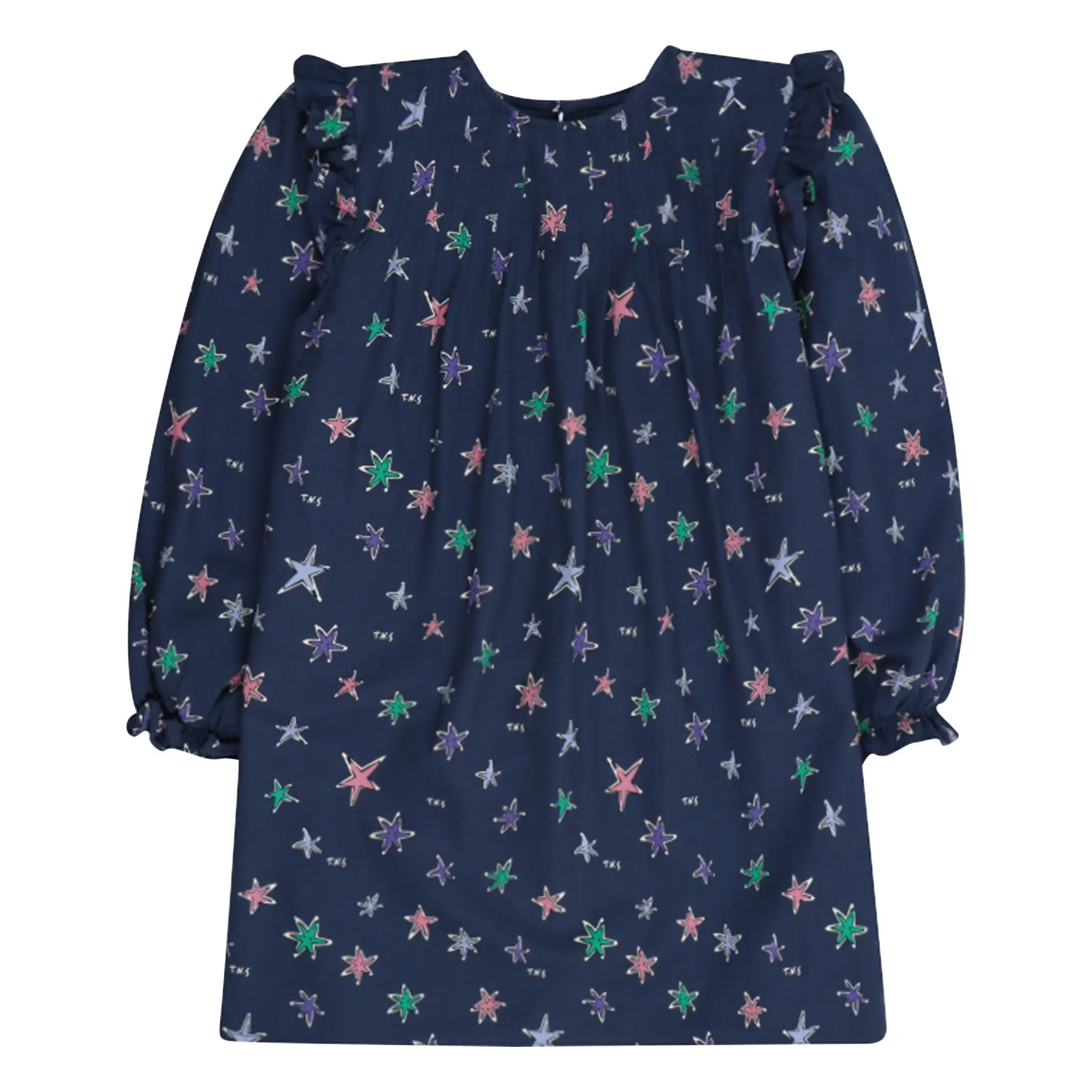 The New Society Navy Blue Althea Etoiles Dress