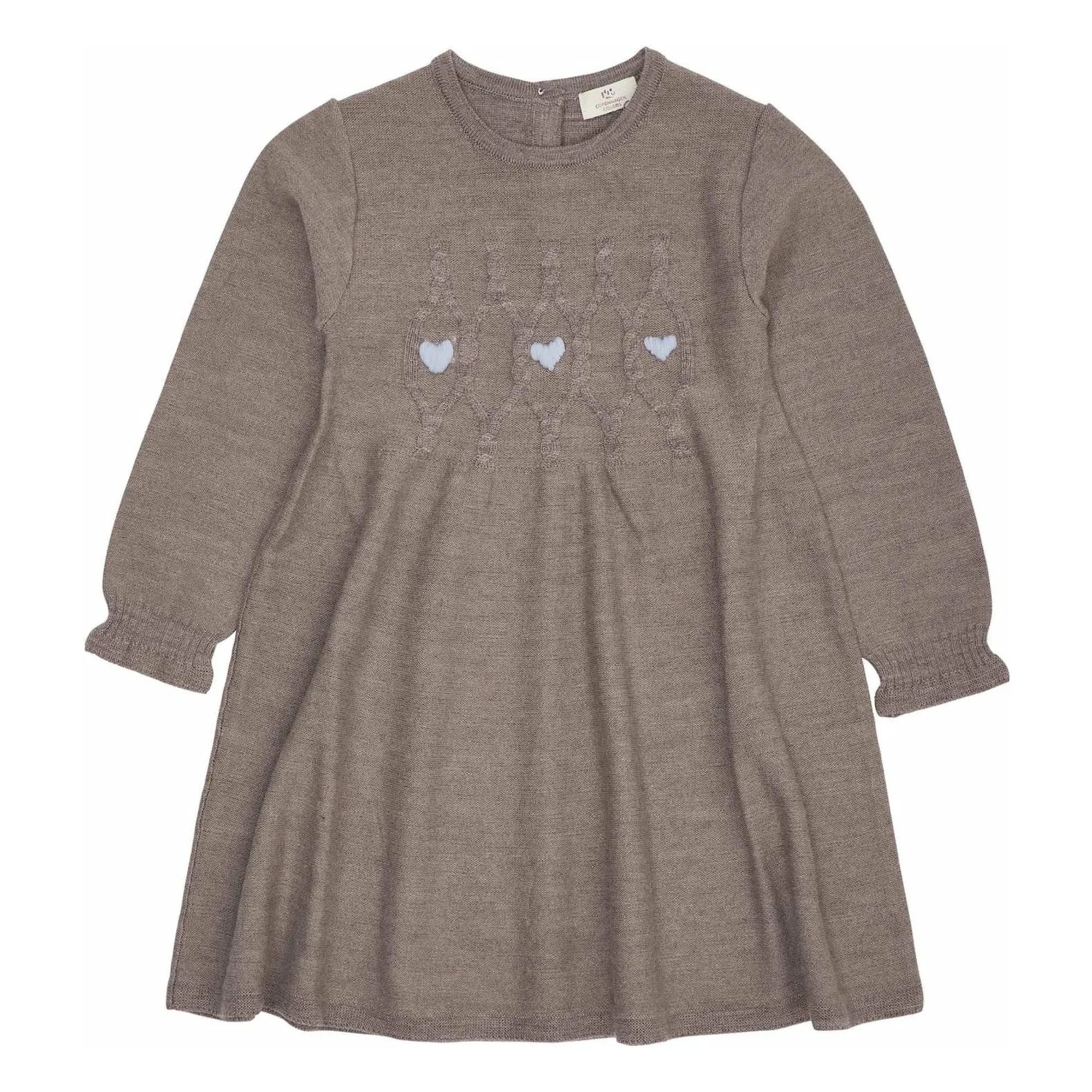 Copenhagen Colors Beige Merino Wool Dress