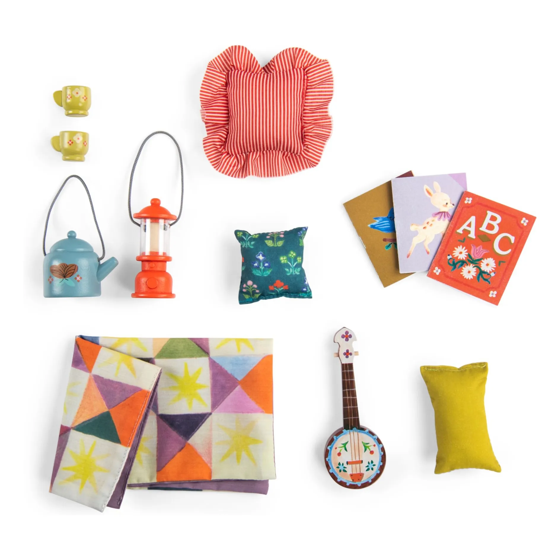 Moulin Roty Multicoloured Set Le Coin Des Histoires Les Minouchkas