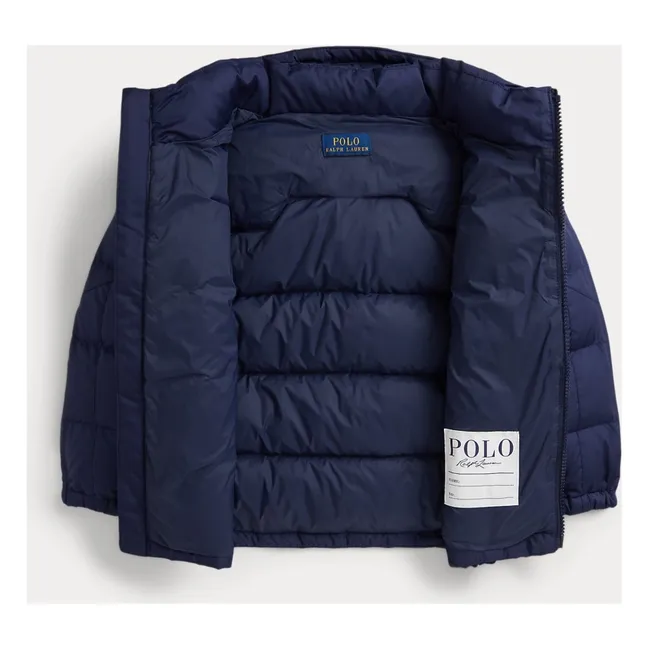 Chaqueta con logotipo de fibras recicladas | Azul Marino